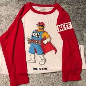 Neff X The Simpsons Limited Edition Baseball Tee